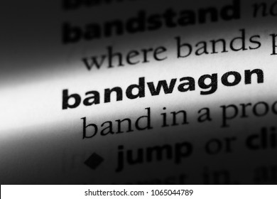 bandwagon word in a dictionary. bandwagon concept. - Shutterstock ID 1065044789
