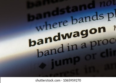 bandwagon word in a dictionary. bandwagon concept. - Shutterstock ID 1065959270