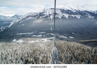 Banff Gondola In Winter