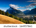 Banff Townsite in the Rocky Mountains Alberta Canada