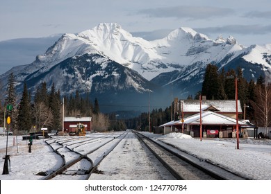 Banff Train Station, Banff National Park, Alberta, Canada