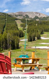 Banff/Alberta/Canada - Jun 18 2018: Partial View Lake Louise Ski Resort