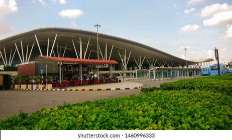 Bangalore, India - July 25 2019; Kempegowda International Airport 