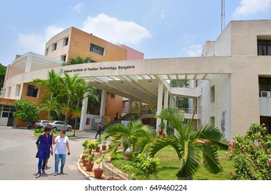 BANGALORE, KARNATAKA, INDIA, MAY 04, 2017: National Institute Of Fashion Technology, NIFT, Bengaluru. Amphitheatre.