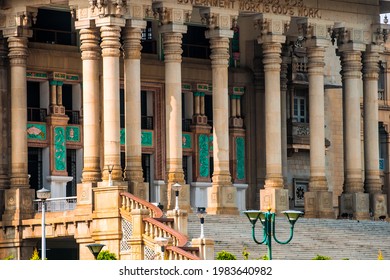 Bangalore - October 8th 2019 : The Vidhana Soudha In Bangalore, India, Is The Seat Of The Bicameral State Legislature Of Karnataka.