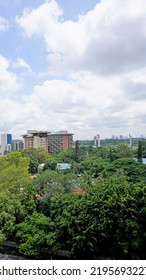 Bangalore,Karnataka,India-June 19 2022: View Of Bangalore Cityscape From Terrace Of Chancery Pavilion Hotel. 