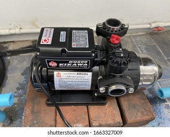 Bangkok Bang Phlat /Thailand - March 4, 2020 : Automatic Water Pump KIKAWA KQ200.