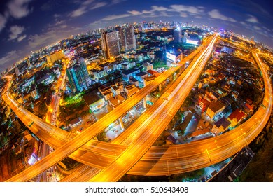 Bangkok Expressway Highway Top View Thailand Stock Photo 487262035 ...