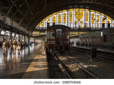 Bangkok : The Famous Thai Train Hub All Over Thailand At

Hua Lamphong Railway Station, Bangkok, 9 Dec.
2021