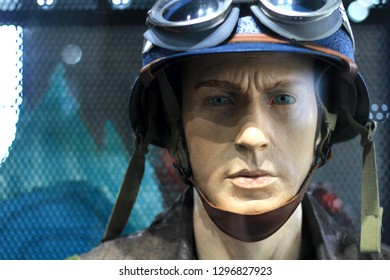 BANGKOK - JANUARY 27 : Bust Steve Rogers Figure Model On Display At The M Cafe On JANUARY 27, 2019 In Bangkok, Thailand