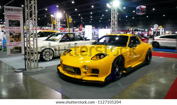 BANGKOK - JULY 4 :
Modified car show at Bangkok International Auto Salon 2018, the
largest and most magnificent Modified Car and automobile
accessories show in Bangkok,
Thailand.