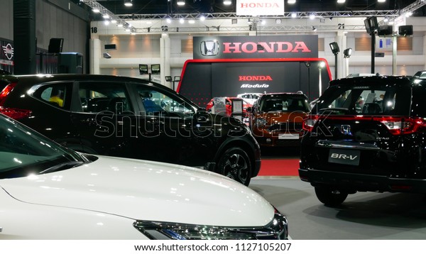 BANGKOK - JULY 4 :\
Modified car show at Bangkok International Auto Salon 2018, the\
largest and most magnificent Modified Car and automobile\
accessories show in Bangkok,\
Thailand.