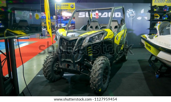 BANGKOK - JULY 5 :
Modified car show at Bangkok International Auto Salon 2018, the
largest and most magnificent Modified Car and automobile
accessories show in Bangkok,
Thailand.