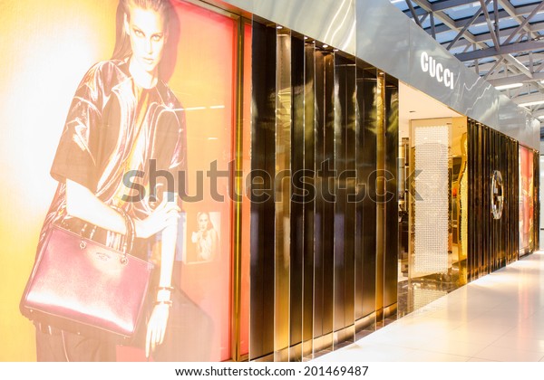 Bangkok June 17 Gucci Store Suvarnabhumi Stock Photo (Edit Now) 201469487