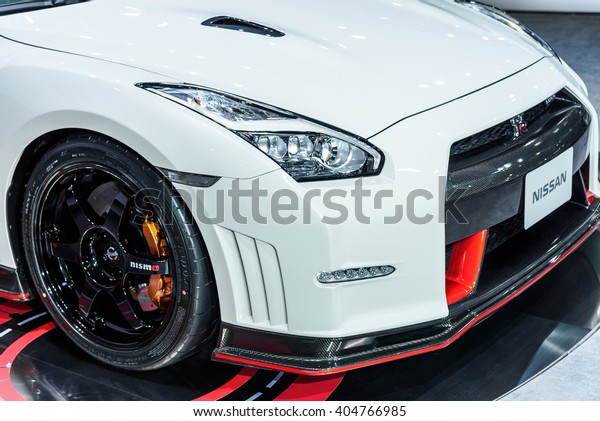 BANGKOK\
- MARCH 22 : Nissan 2016 GT-R NISMO Limited Availability on display\
at The 37th Bangkok International Motor Show : No Ã?Â Boundaries\
Mobility on March 22, 2016 in Bangkok,\
Thailand.