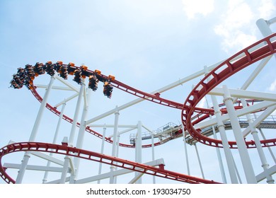 BANGKOK: MAY 11 :THE Dream World,roller Coaster, On May 11,2014, Bangkok,Thailand