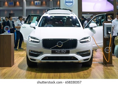 Bangkok Motor show Thailand - April 06,2017 : Volvo motor show booth.
