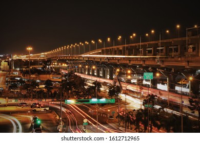 Bangkok Night Time City Scape