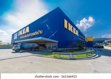 BANGKOK - OCTOBER 23: IKEA Bangkok Store on October 23, 2013 in Mega Bangna, Bangkok. Founded in Sweden in 1943, Ikea is the world's largest furniture retailer.