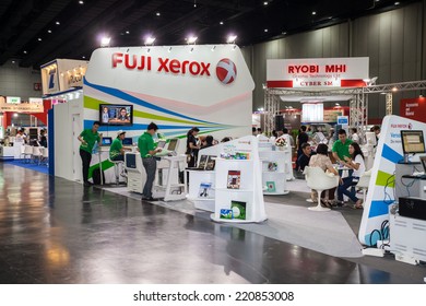 BANGKOK - SEPTEMBER 27 :Fuji Xerox Booth At GASMA PRINT 2014 On Sep 27,2014 In BITEC ,Bangkok, Thailand.