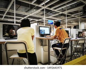 Bangkok, Thailand 31/8/2016] Staff Checking Information For Customers
The Founders Of IKEA Ingvar Kamprad IKEA Began In 1920