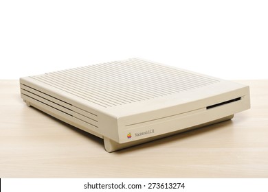 BANGKOK, THAILAND - APRIL 29, 2015: The Macintosh LC II. The Macintosh LC (low-cost Color) Is Apple Computer's Product Family Of Low-end Consumer Macintosh Personal Computers In The Early 1990s.