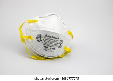 Bangkok, Thailand: April 3, 2020: N95 Mask Of 3M Is An Essential Device To Prevent Corona Virus Of Medical Personnel.