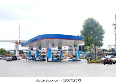 Bangkok, Thailand - AUG 20,2020 : PTT gas station. PTT Public Company Limited or simply PTT is a Thai state-owned SET-listed oil and gas company.Formerly known as the Petroleum Authority of Thailand.