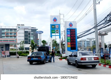 Bangkok, Thailand - AUG 20,2020 : PTT gas station. PTT Public Company Limited or simply PTT is a Thai state-owned SET-listed oil and gas company.Formerly known as the Petroleum Authority of Thailand.