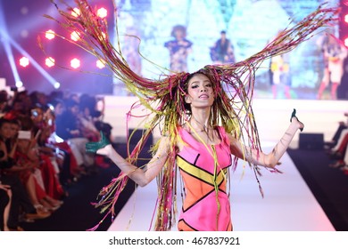 Bangkok, Thailand - August 10, 2016 : Fashion Show "Xtremely Nihon A Very, Very Japan  ?� to present Hair Style in Exotic Design and ultimate hair solution