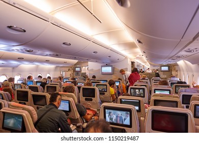 Airbus A380 Economy Class Cabin Images Stock Photos Vectors