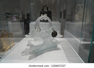 Bangkok, Thailand - Dec 15 2018: Icon Siam Lady Dior As Seen By Exhibition