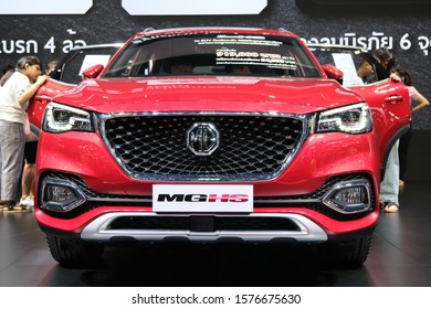 Bangkok, Thailand - December 1, 2019 : MG Motor,MG HS Elegance,The Sporty Style Show In Motor Expo 36th 2019 At Impact Exhibition Thailand