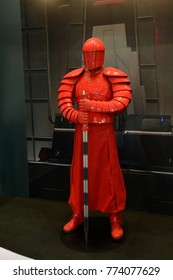 Bangkok, Thailand - December 10, 2017: Human Size The Supreme Leader Snoke's Praetorian Guard Model From Star Wars Episode VIII The Last Jedi At The Theater