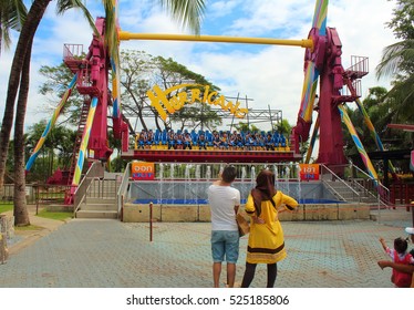 BANGKOK, THAILAND - December 13, 2014: Dream World Amusement Park.