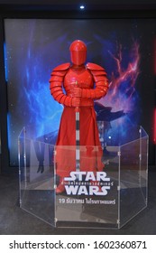 Bangkok, Thailand - December 13, 2019: Human Size The Supreme Leader Snoke’s Praetorian Guard Model From Star Wars Episode IX The Rise Of Skywalker At The Theater.