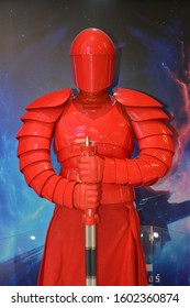 Bangkok, Thailand - December 13, 2019: Human Size The Supreme Leader Snoke’s Praetorian Guard Model From Star Wars Episode IX The Rise Of Skywalker At The Theater.