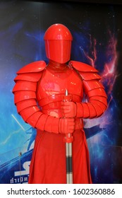 Bangkok, Thailand - December 13, 2019: Human Size The Supreme Leader Snoke’s Praetorian Guard Model From Star Wars Episode IX The Rise Of Skywalker At The Theater.