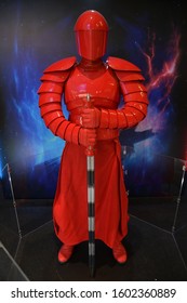 Bangkok, Thailand - December 13, 2019: Human Size The Supreme Leader Snoke’s Praetorian Guard Model From Star Wars Episode IX The Rise Of Skywalker At The Theater.