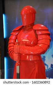 Bangkok, Thailand - December 13, 2019: Human Size The Supreme Leader Snoke’s Praetorian Guard Model From Star Wars Episode IX The Rise Of Skywalker At The Theater.