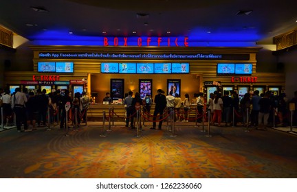 BANGKOK Thailand - December 14, 2018 : Movie Ticketing Major Cineplex In Rangsit