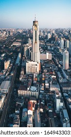 Bangkok, Thailand - December 29 2019: Baiyoke tower ii in Bangkok