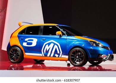 Bangkok, Thailand - December 9, 2014 : MG3 At The Motor Expo 2014