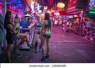 Bangkok, Thailand. February 2012. Soi Cowboy, One Of The Most Famous Nightlife Streets In The City.