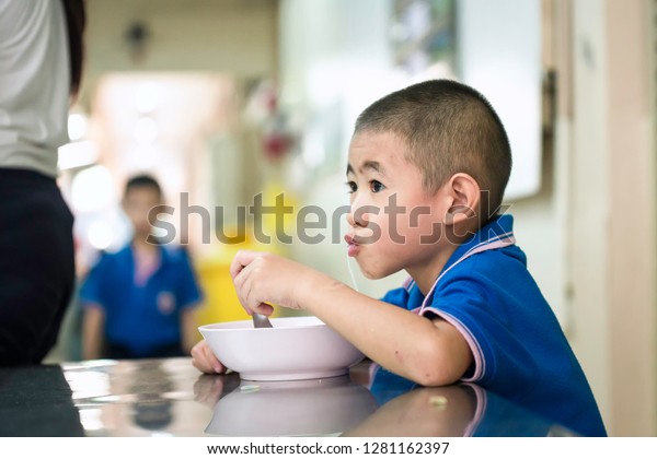 Bangkok Thailand January 11 Asian Boy Stock Photo Edit Now