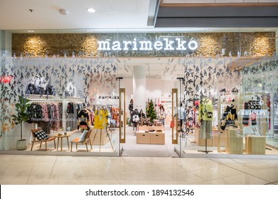 Bangkok, Thailand. January 13, 2021. Marimekko Store At Mega Bangna Shopping Mall In Bangkok.