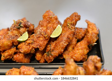 Bangkok, Thailand – July 20, 2020:  Chicken Coated with Sauce, Asian Cuisine in Bangkok, Thailand, Asia  - Shutterstock ID 1846632841