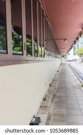 Bangkok, Thailand - July 8, 2017: Walking Path Inside Thammasat University. It Is The Famous University In Thailand, Especially In Social Science And Humanities Science.
