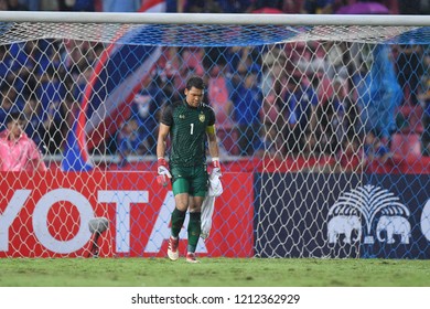 Bangkok, Thailand - Jun 2, 2018: Kawin Thamsatchanan During International Friendly Match Between Thailand And China PR At Rajamangala National Stadium, Thailand  On 2 Jun 2018. 