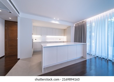 BANGKOK, THAILAND - June 16, 2022 : Modern Pantry Interior In New Luxury Home. On June 16, 2022 In Bangkok, Thailand